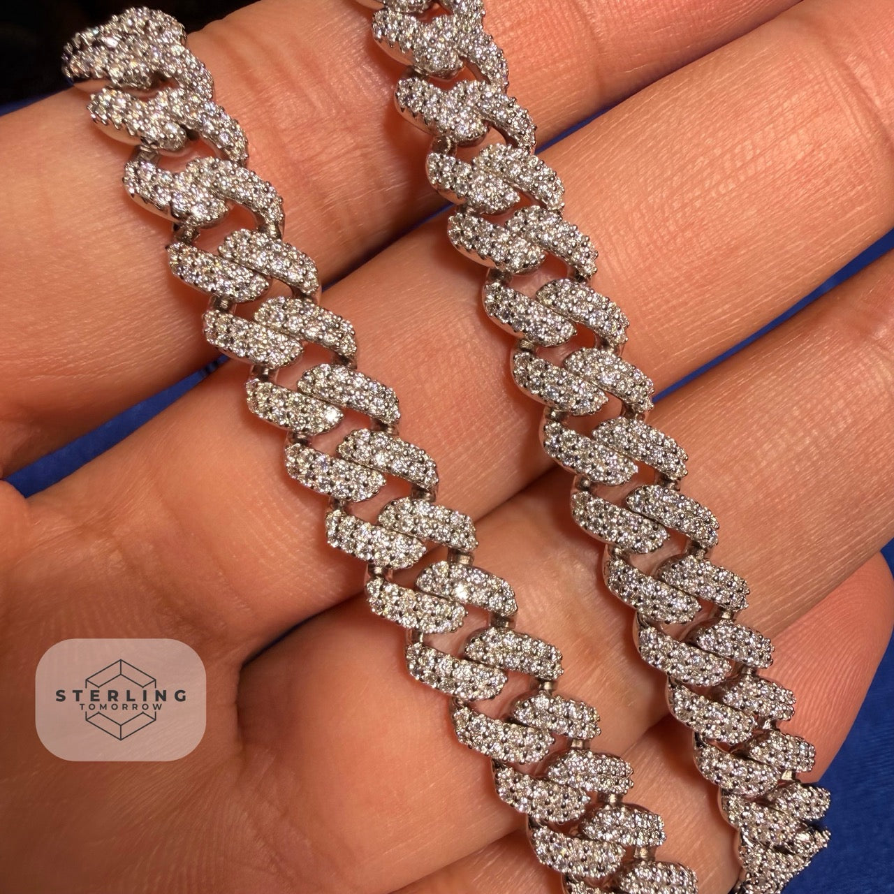 8mm Moissanite Miami Cuban Chain
