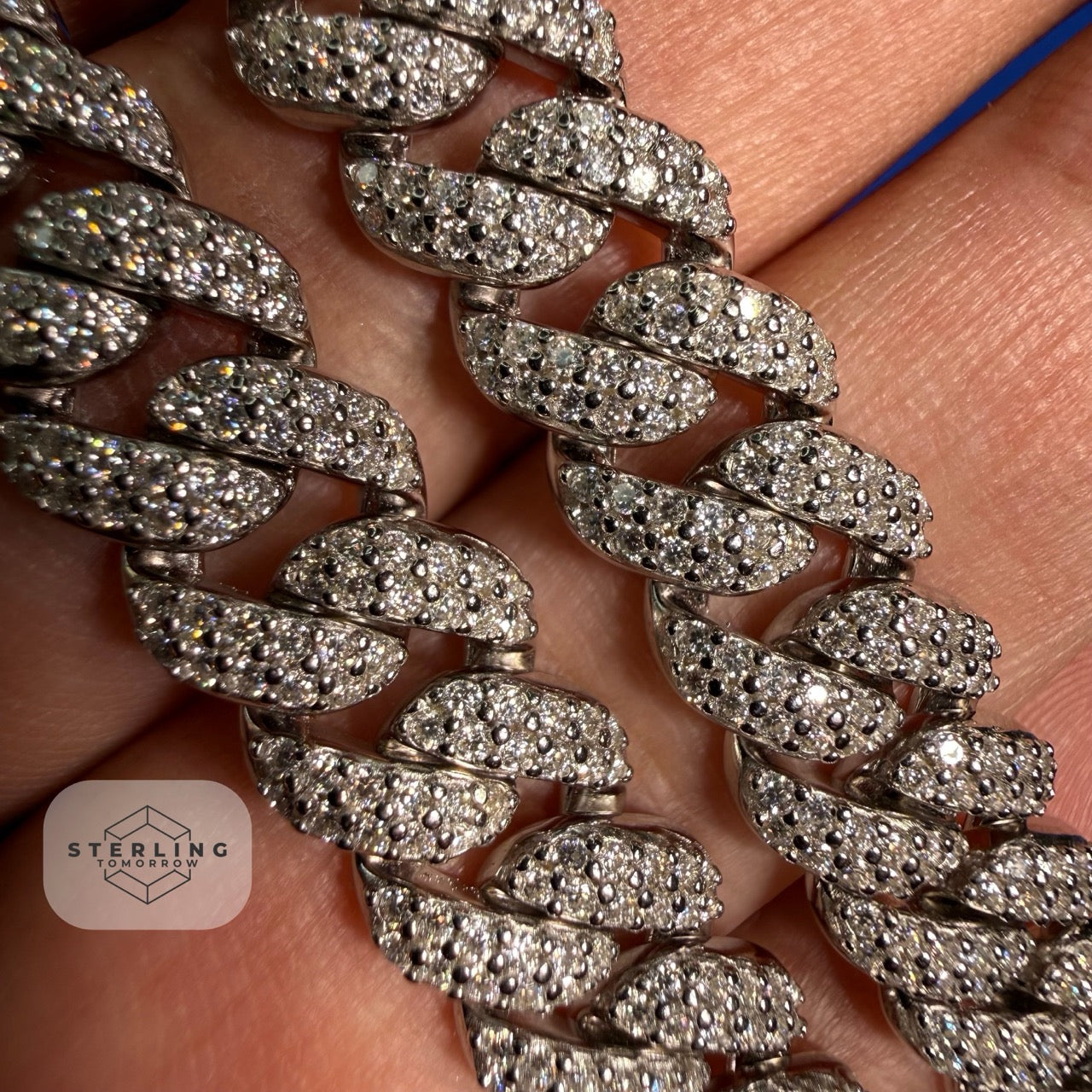 10mm Moissanite Miami Cuban Chain