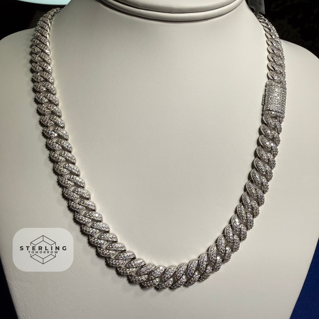 10mm Moissanite Miami Cuban Chain