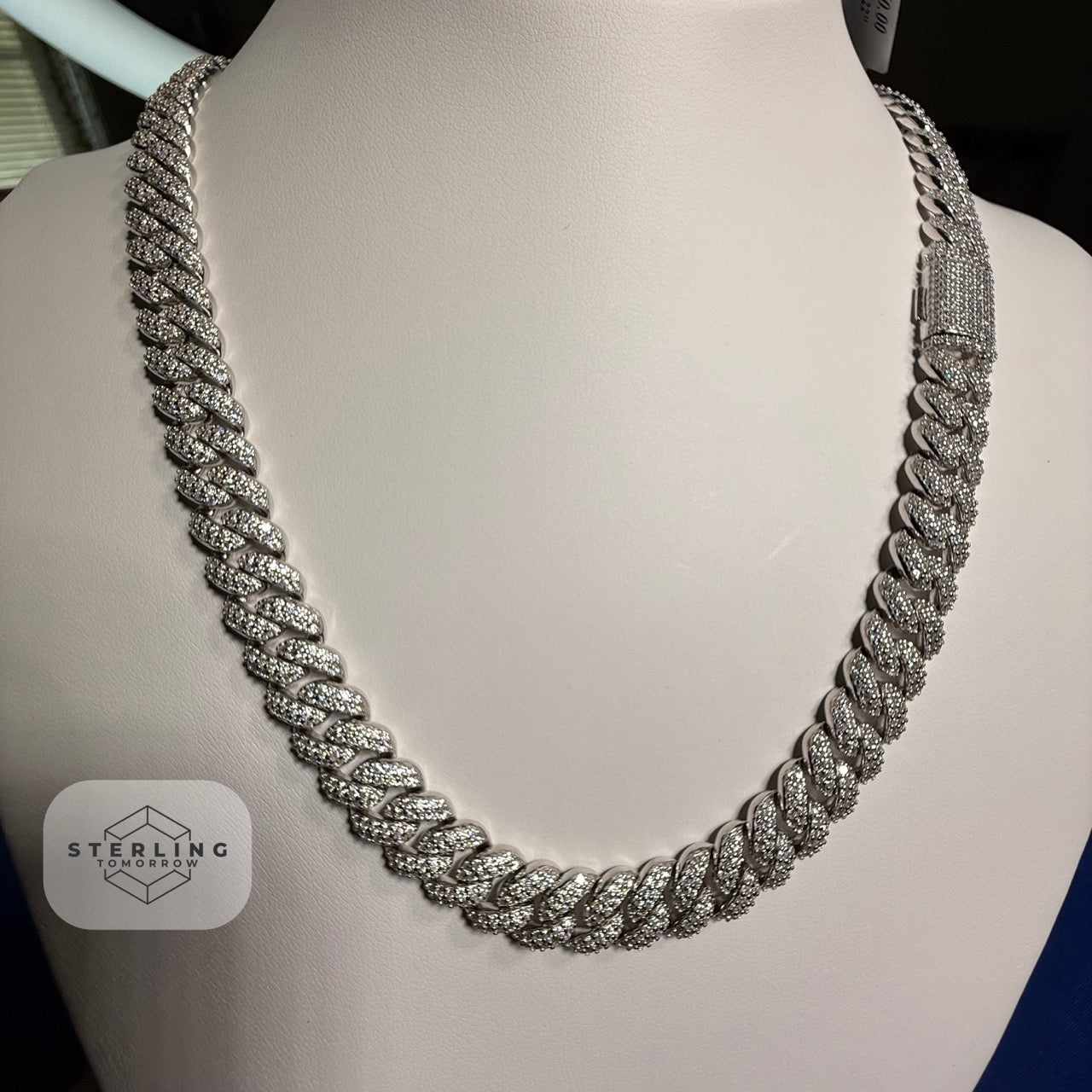 10mm Moissanite Miami Cuban Chain