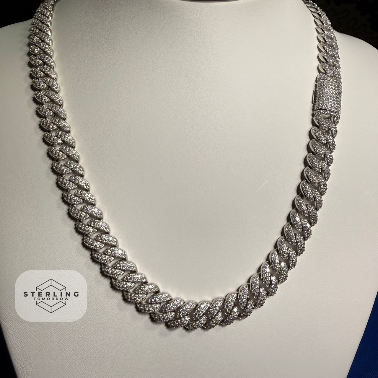 10mm Moissanite Miami Cuban Chain