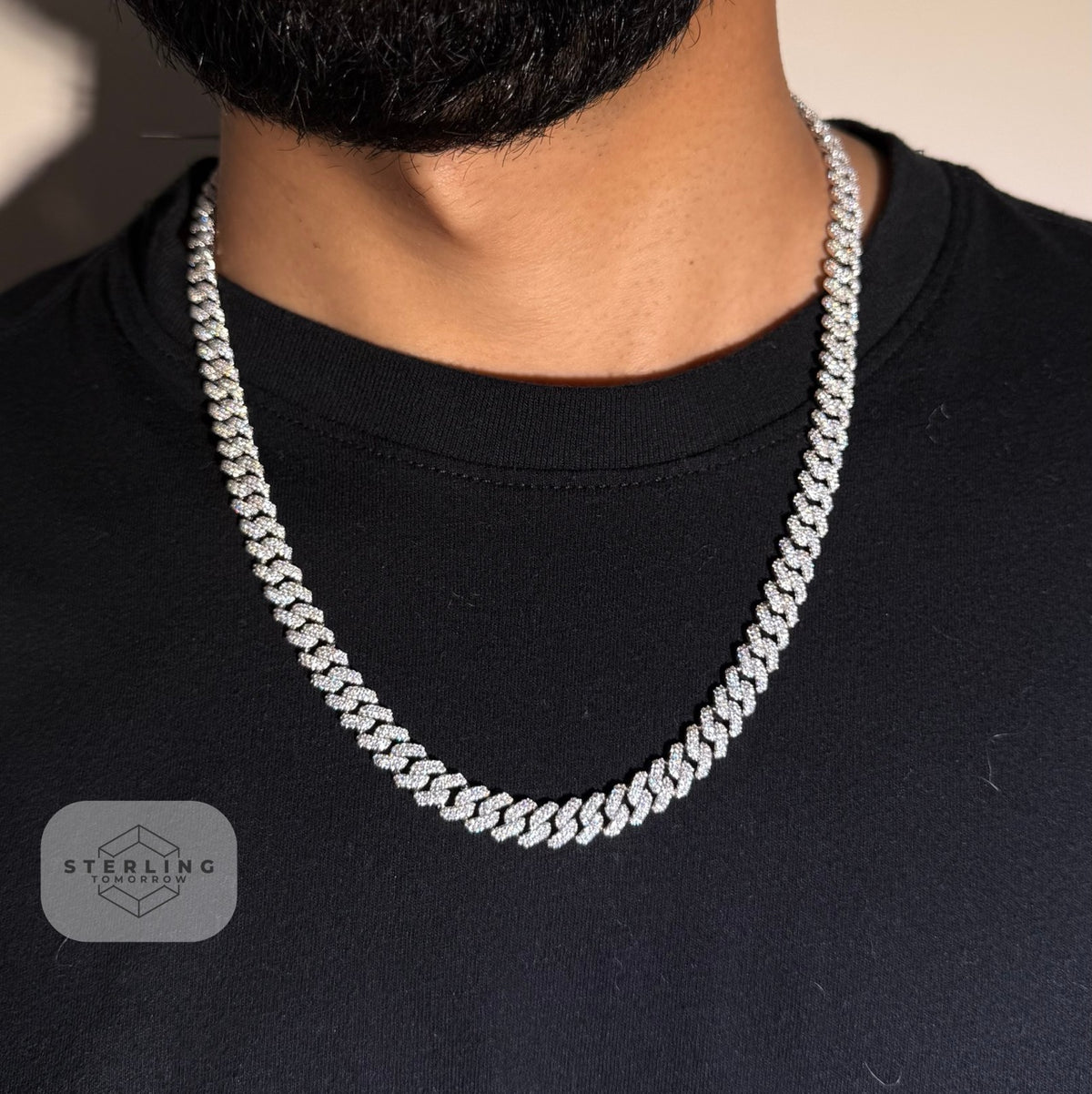8mm Moissanite Miami Cuban Chain