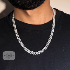 10mm Moissanite Miami Cuban Chain