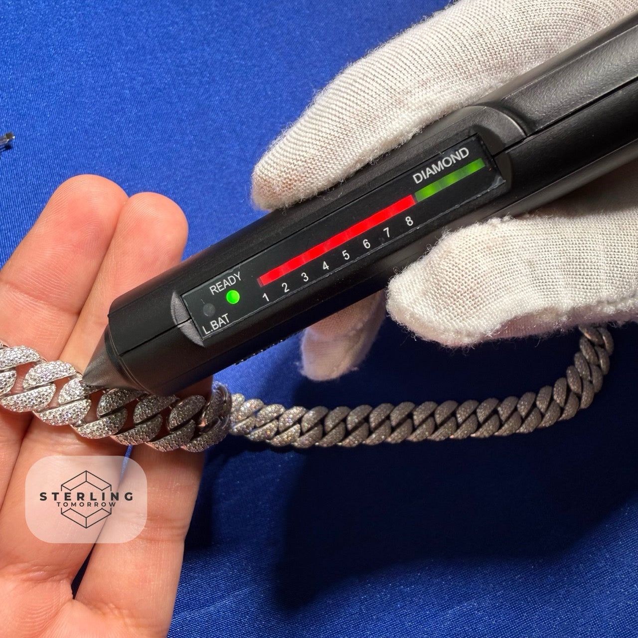 12mm Moissanite Miami Cuban Chain