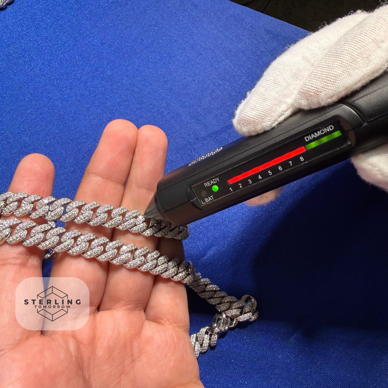 10mm Moissanite Miami Cuban Chain