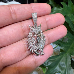 Moissanite Lion Pendant