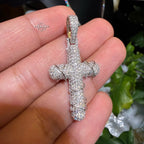 Moissanite Thorns Cross Pendant