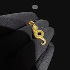 Gold Snake Pendant Necklace, Stainless Steel Necklace for Men, Cobra Pendant, 14K Gold Waterproof Necklace, Gift for Him, Hypoallergenic Jewelry