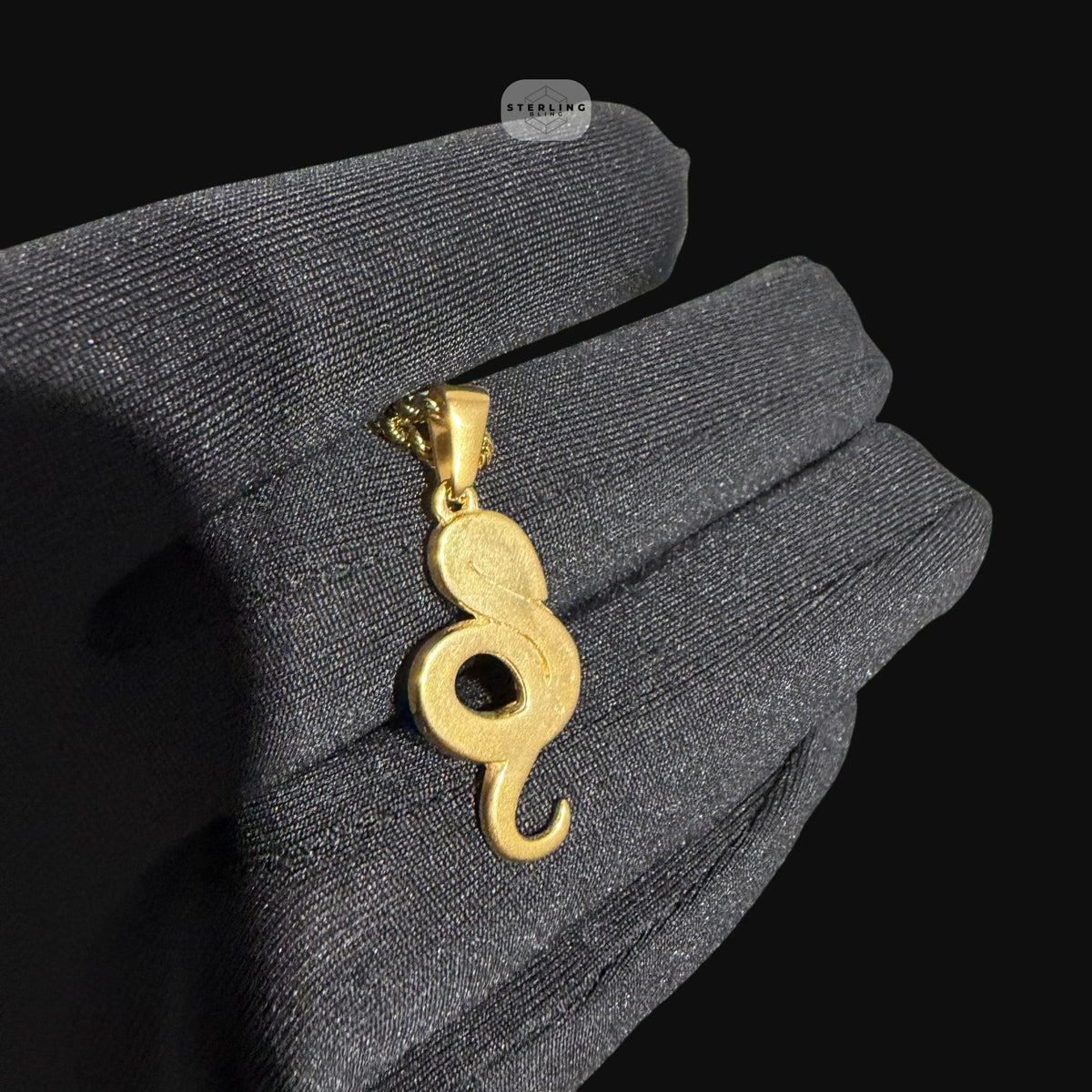 Gold Snake Pendant Necklace, Stainless Steel Necklace for Men, Cobra Pendant, 14K Gold Waterproof Necklace, Gift for Him, Hypoallergenic Jewelry