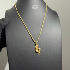 Gold Snake Pendant Necklace, Stainless Steel Necklace for Men, Cobra Pendant, 14K Gold Waterproof Necklace, Gift for Him, Hypoallergenic Jewelry