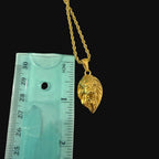 Gold Lion Pendant Necklace, Stainless Steel Necklace for Men, Lion Head Charm, 14K Gold Waterproof Necklace, Gift for Him, Hypoallergenic Jewelry