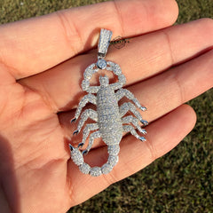 Moissanite Scorpion Iced Pendant