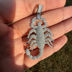 Moissanite Scorpion Iced Pendant
