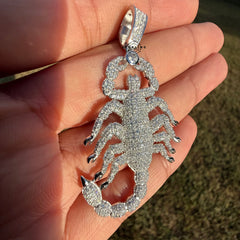 Moissanite Scorpion Iced Pendant