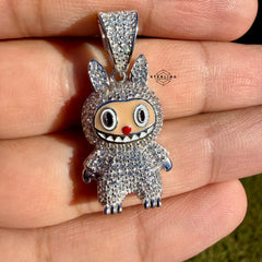 Monster Bunny Iced Out Bling Pendant