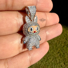 Monster Bunny Iced Out Bling Pendant