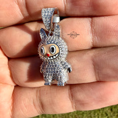Monster Bunny Iced Out Bling Pendant