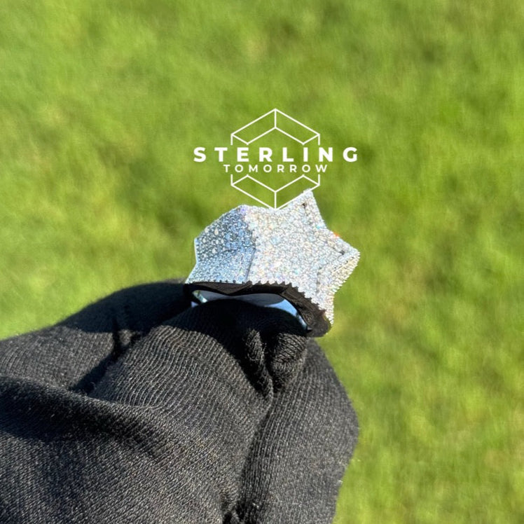 Star Moissanite Men's Ring