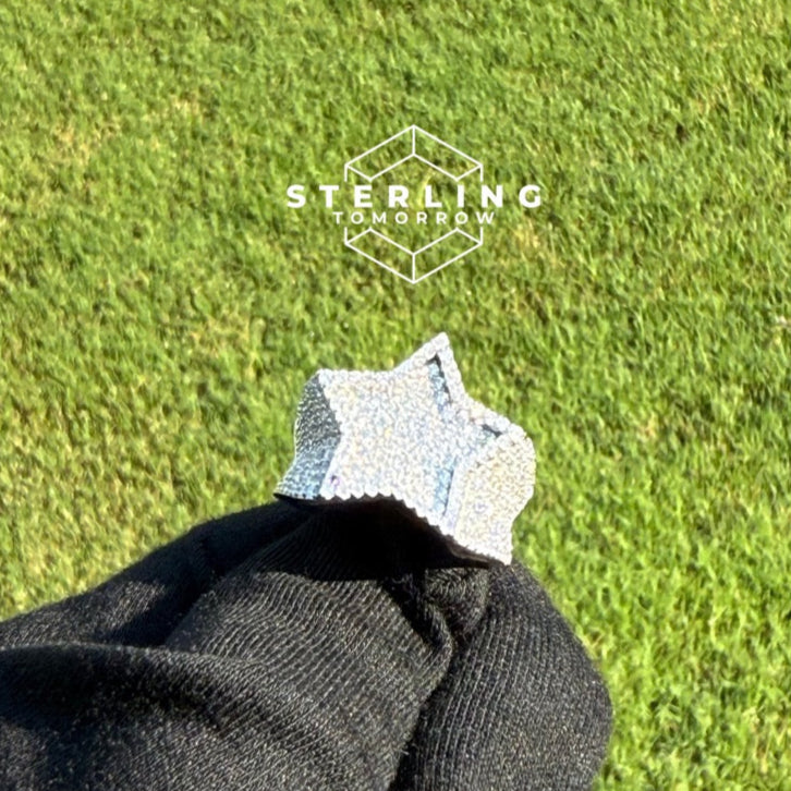 Star Moissanite Men's Ring