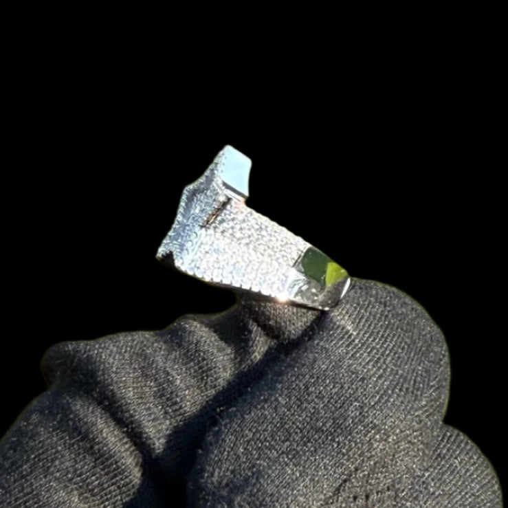 Star Moissanite Men's Ring