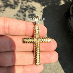 Rope Cross Stainless Steel Pendant