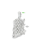 Moissanite Jesus Head Thorns Pendant