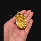 Gold Jesus Pendant Iced Out 14k Gold Plated