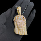 Gold Iced Out Jesus Multicut