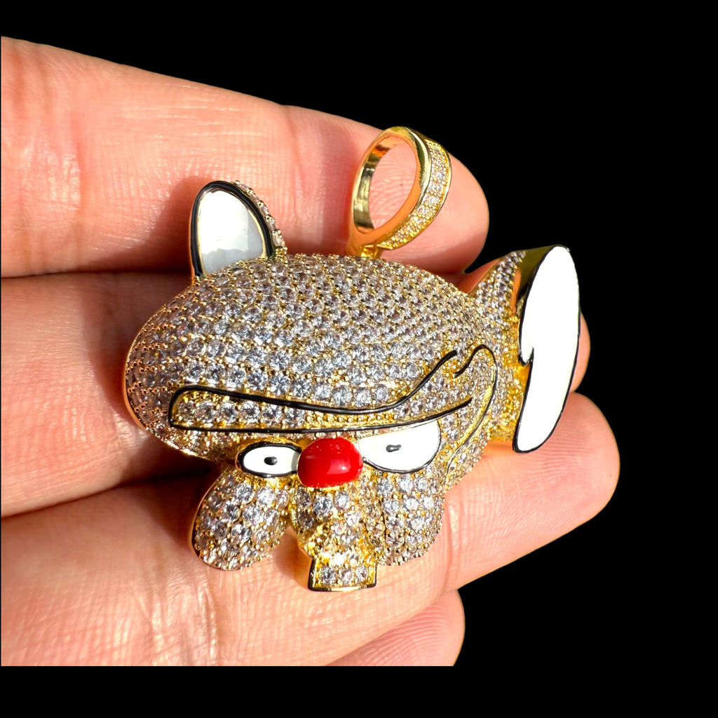 Gold Cartoon Mouse Pendant