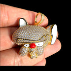 Gold Cartoon Mouse Pendant