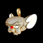 Gold Cartoon Mouse Pendant