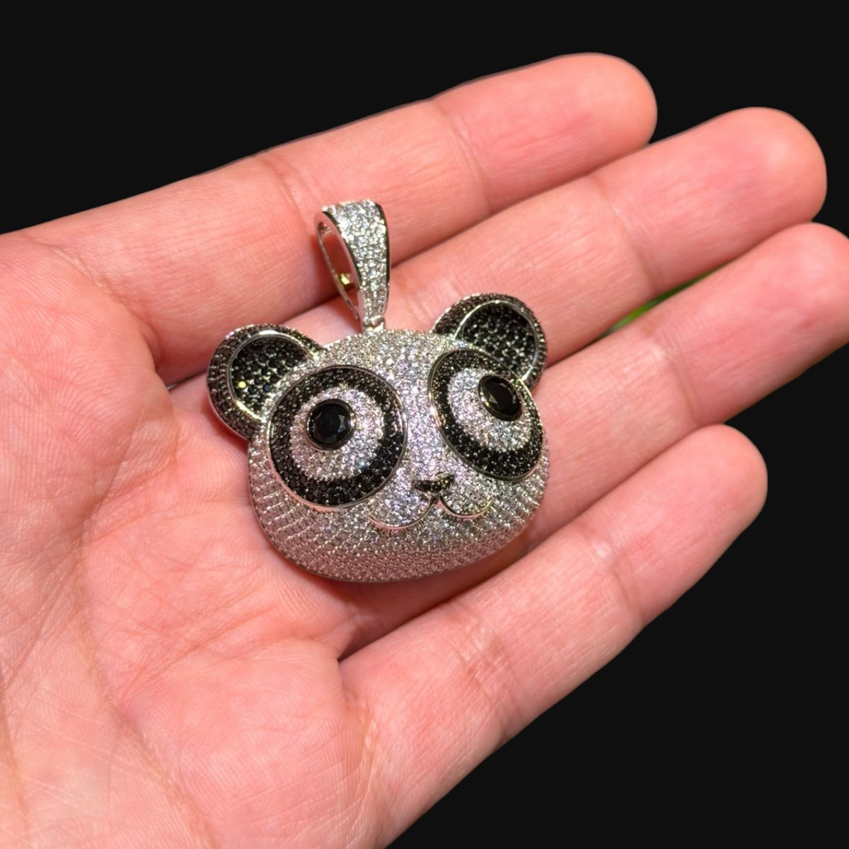 Iced Out Panda Pendant