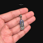 Small Iced Out Virgin Mary Pendant