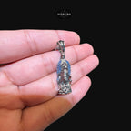 Small Iced Out Virgin Mary Pendant