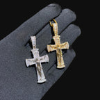 Iced Out Jesus Cross Crucifix Pendant