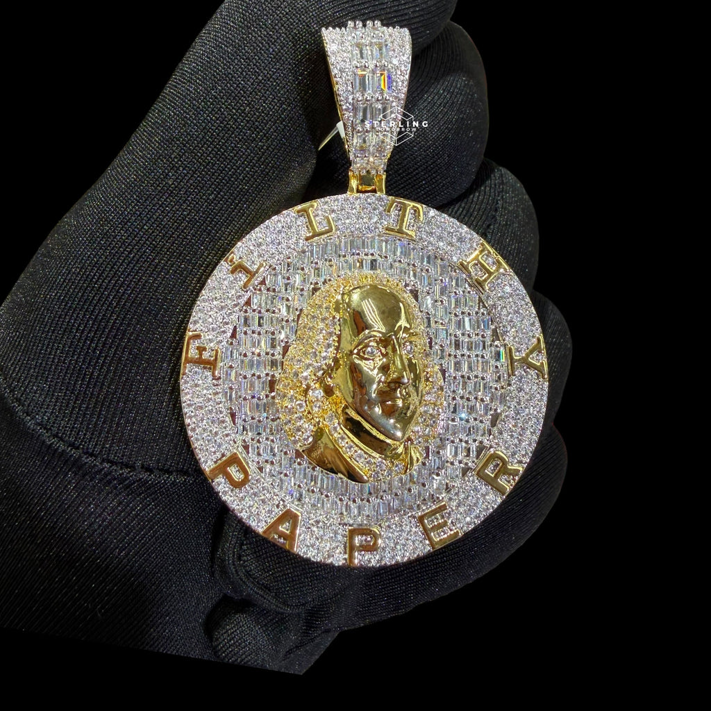 Benjamin Franklin Filthy Paper Money Pendant