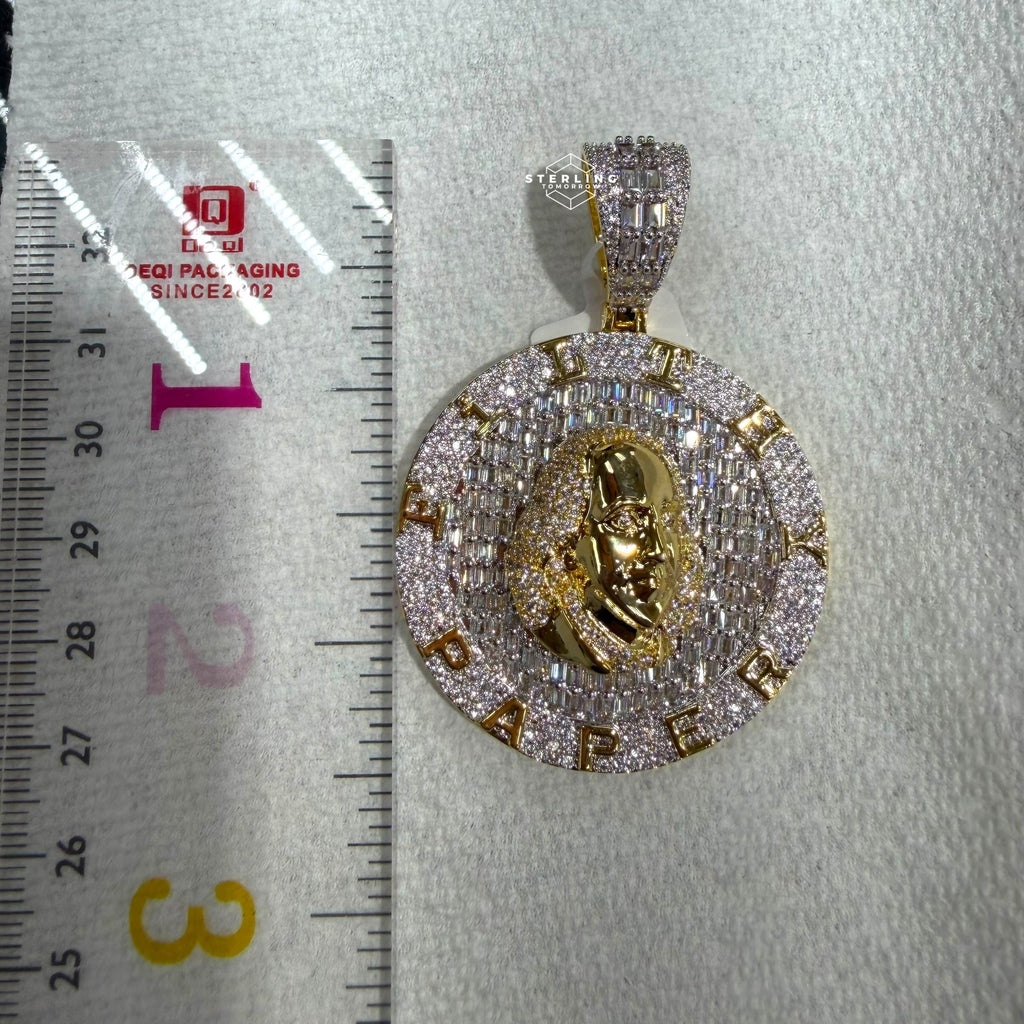 Benjamin Franklin Filthy Paper Money Pendant