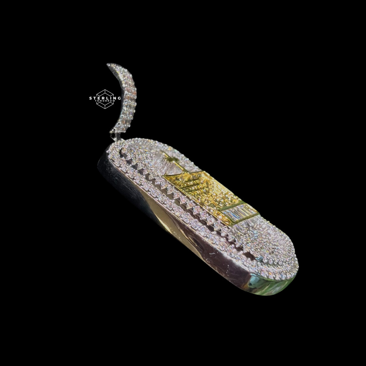 Iced Out Last Supper Dog Tag Pendant