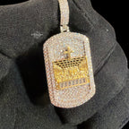 Iced Out Last Supper Dog Tag Pendant