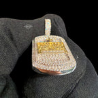 Iced Out Last Supper Dog Tag Pendant