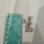 Iced Out Money Man Pendant, Solid 925 Sterling Silver VVS CZ Diamond Cash Bag Necklace, Hip Hop Jewelry, 22 Inch Rope Chain