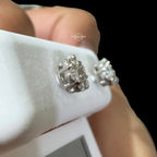 6mm 6 Point Star Lab Grown Diamond Earrings