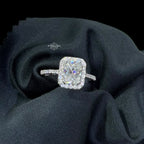 Radiant Cut Moissanite Ring