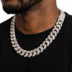 16mm Moissanite Marquis Cuban Chain