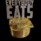 Everybody Eats Money City Iced Out Pendant