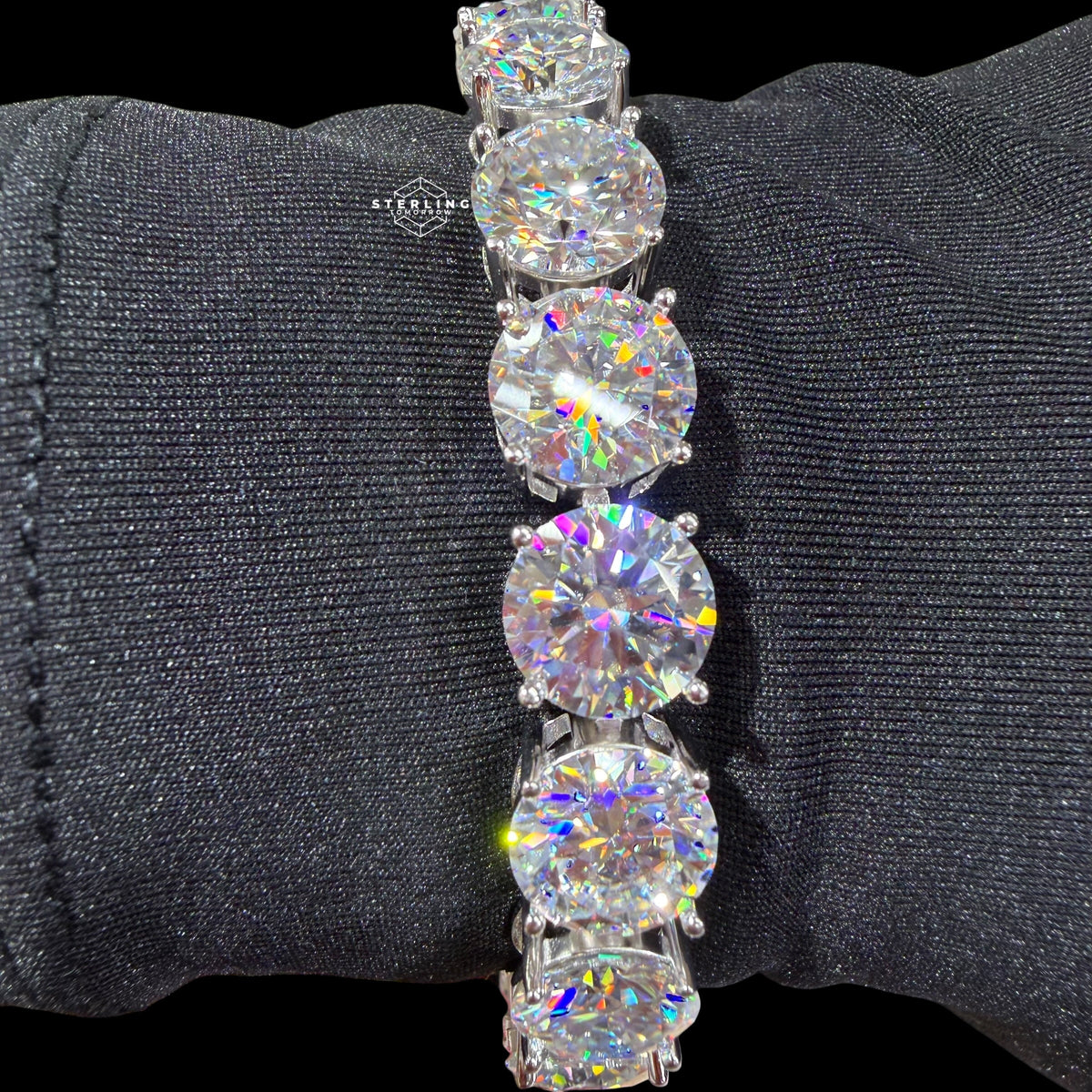 Moissanite 10mm Tennis Bracelet
