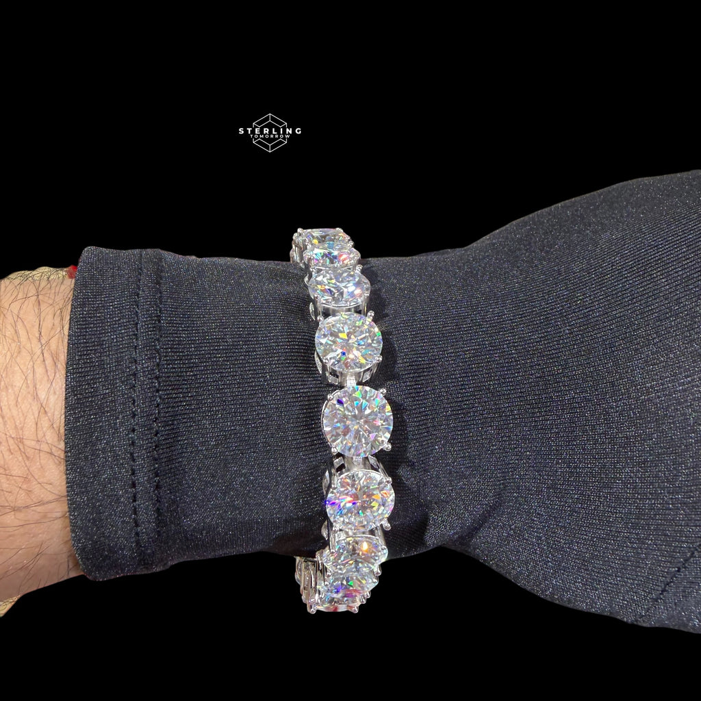 Moissanite 10mm Tennis Bracelet