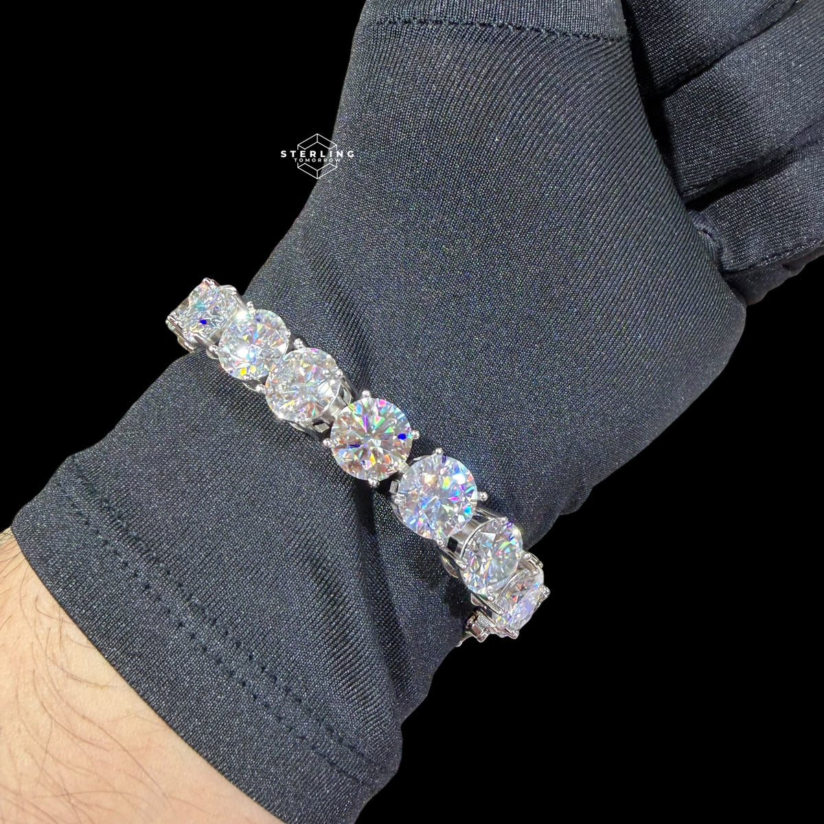 Moissanite 10mm Tennis Bracelet