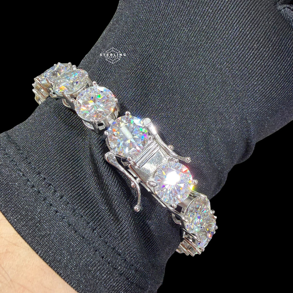 Moissanite 10mm Tennis Bracelet