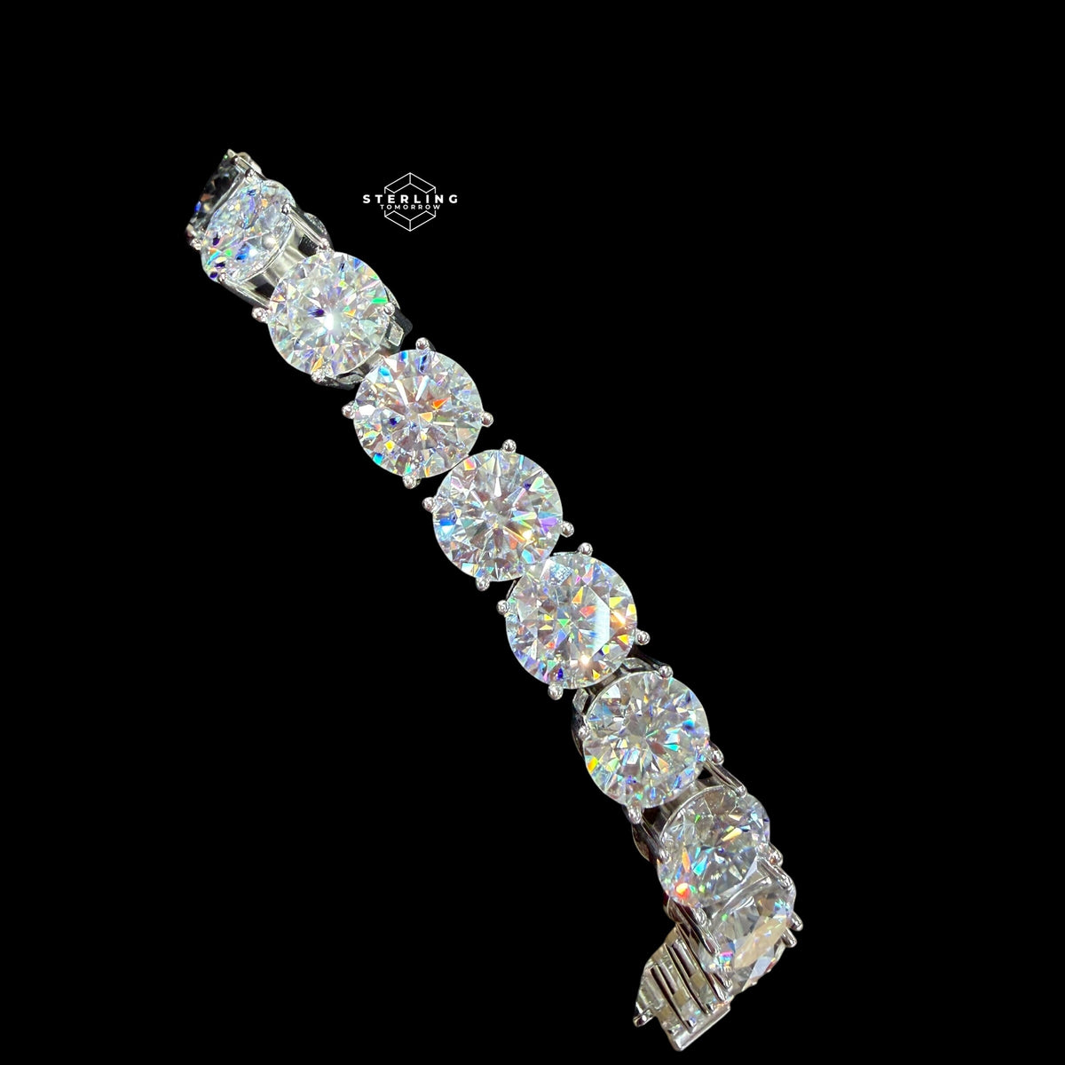 Moissanite 10mm Tennis Bracelet